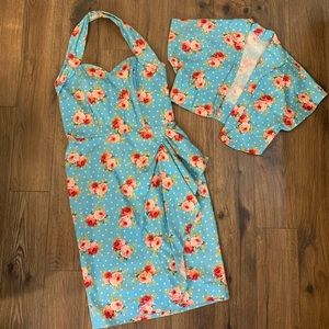 Vivien of Holloway Sarong And Bolero Set